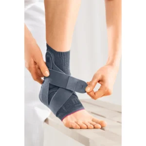pé elástico com almofadas e sistema de tiras levamed active