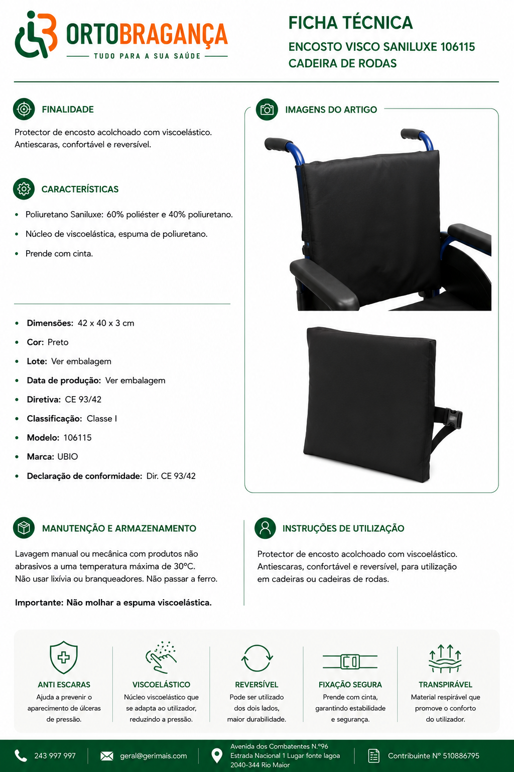 encosto visco saniluxe cad.rodas encosto visco saniluxe cad.rodas